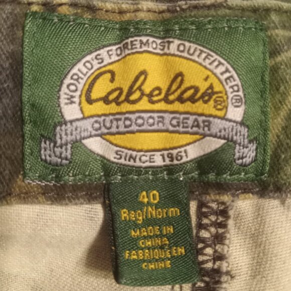 Cabela's Men's Seclusion 3-D Camo Pants Size 40 Reg - Picture 6 of 8